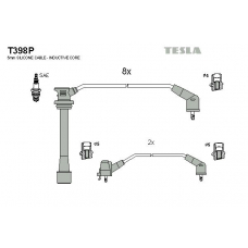 T398P TESLA Комплект проводов зажигания