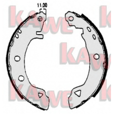 04920 KAWE Комплект тормозных колодок