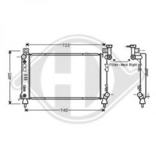 8103116 DIEDERICHS Радиатор, охлаждение двигателя
