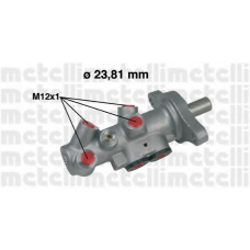 05-0295 METELLI Главный тормозной цилиндр