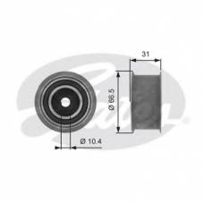 T42180 GATES Паразитный / ведущий ролик, зубчатый ремень