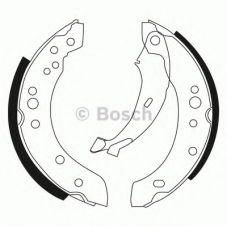 0 986 BB3 543 BOSCH Комплект тормозных колодок