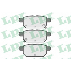 05P1571 LPR Комплект тормозных колодок, дисковый тормоз