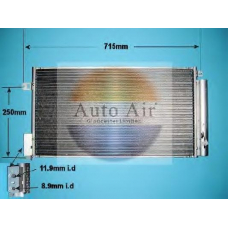 16-1066 AUTO AIR GLOUCESTER Конденсатор, кондиционер