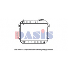 211790N AKS DASIS Радиатор, охлаждение двигателя