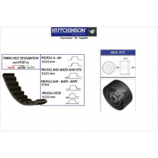 KH 329 HUTCHINSON Комплект ремня грм