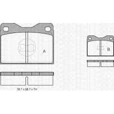 8110 10773 TRIDON Brake pads - front