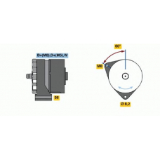 0 120 489 369 BOSCH Генератор