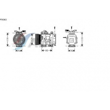 FTK063 AVA Компрессор, кондиционер
