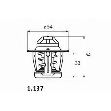 1.137.75 BEHR Термостат, охлаждающая жидкость