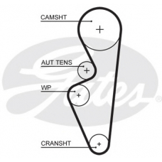 5670XS GATES Ремень ГРМ