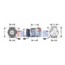 850011N AKS DASIS Компрессор, кондиционер