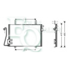 CO0257 EQUAL QUALITY Конденсатор, кондиционер