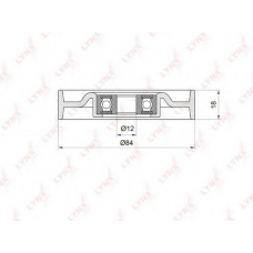 PB-5041 LYNX Pb-5041 натяжной ролик / приводной nissan micra(k12) 1.0-1.4 03-10 / note(e11) 1.4 06>