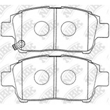 PN1472 NiBK Комплект тормозных колодок, дисковый тормоз