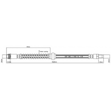 VBH822 MOTAQUIP Тормозной шланг