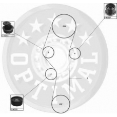 SK-1059 OPTIMAL Комплект ремня грм