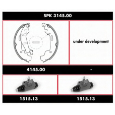 SPK 3145.00 REMSA Комплект тормозов, барабанный тормозной механизм