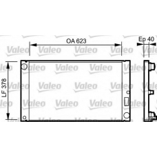 735036 VALEO Радиатор, охлаждение двигателя