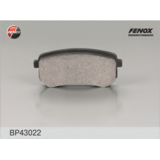 BP43022 FENOX Комплект тормозных колодок, дисковый тормоз