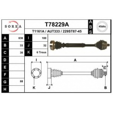 T78229A EAI Приводной вал