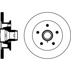 8DD 355 101-331 HELLA PAGID Тормозной диск