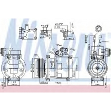 89329 NISSENS Компрессор, кондиционер