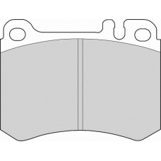 FD6668A NECTO Комплект тормозных колодок, дисковый тормоз