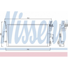 94824 NISSENS Конденсатор, кондиционер
