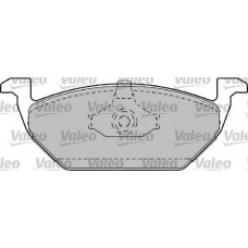 598408 VALEO Комплект тормозных колодок, дисковый тормоз