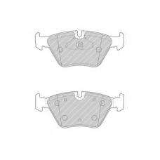 FDB4753 FERODO Комплект тормозных колодок, дисковый тормоз