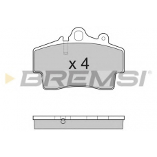 BP3179 BREMSI Комплект тормозных колодок, дисковый тормоз