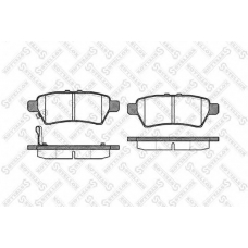 1199 001-SX STELLOX Комплект тормозных колодок, дисковый тормоз