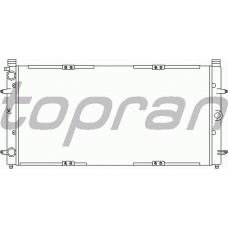 105 746 TOPRAN Радиатор, охлаждение двигателя