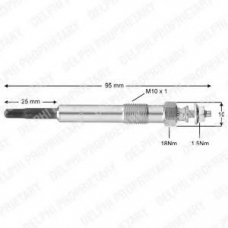 HDS379 DELPHI Свеча накаливания
