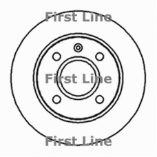 FBD023 FIRST LINE Тормозной диск
