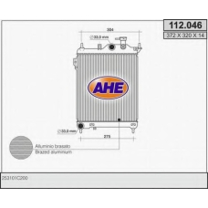 112.046 AHE Радиатор, охлаждение двигателя