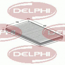 TSP0325072 DELPHI Фильтр, воздух во внутренном пространстве