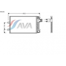 VW5140 AVA Конденсатор, кондиционер