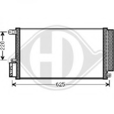 8300500 DIEDERICHS Конденсатор, кондиционер