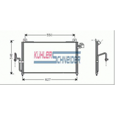 0220091 KUHLER SCHNEIDER Конденсатор, кондиционер