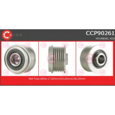 CCP90261 CASCO Ременный шкив, генератор