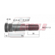 21260 CASALS Болт крепления колеса