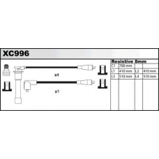 XC996 QUINTON HAZELL Ккомплект проводов зажигания