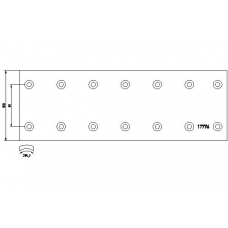 17776 TEXTAR Тормозные колодки, барабанный тормоз