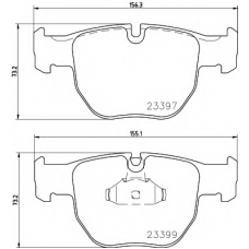 8DB 355 009-301 HELLA PAGID Комплект тормозных колодок, дисковый тормоз