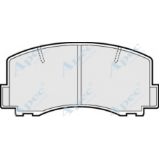 PAD415 APEC Комплект тормозных колодок, дисковый тормоз