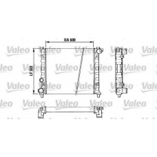 883958 VALEO Радиатор, охлаждение двигателя