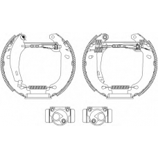 8DB 355 003-771 HELLA Комплект тормозных колодок