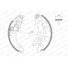 152-2130 WEEN Комплект тормозных колодок